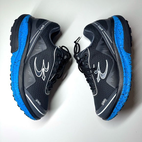 Gravity Defyer Men's G-Defy Mighty Walk Athletic Shoes Black and Blue Size-10 - Picture 8 of 9